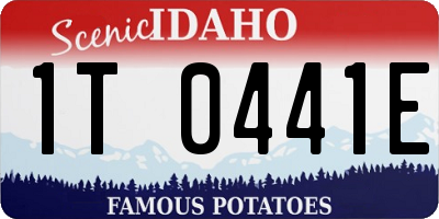 ID license plate 1T0441E