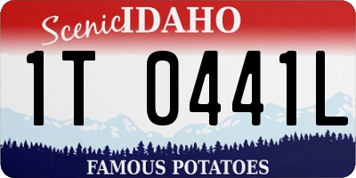 ID license plate 1T0441L
