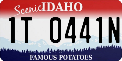 ID license plate 1T0441N