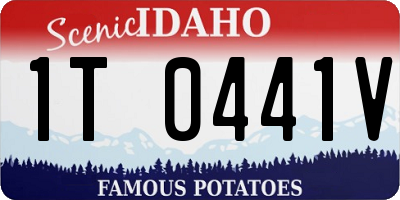 ID license plate 1T0441V
