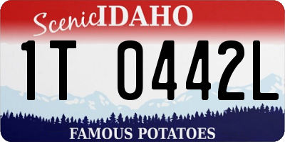 ID license plate 1T0442L