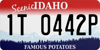 ID license plate 1T0442P