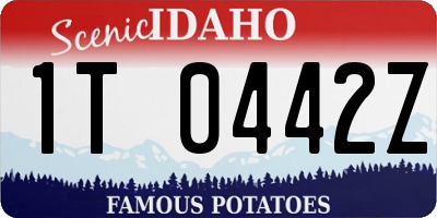ID license plate 1T0442Z