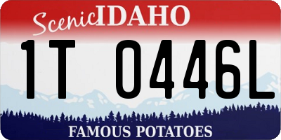 ID license plate 1T0446L