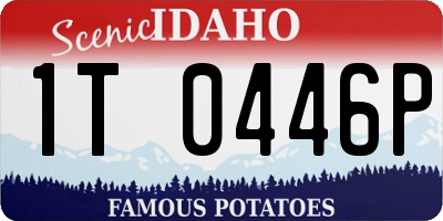 ID license plate 1T0446P