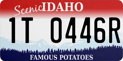 ID license plate 1T0446R