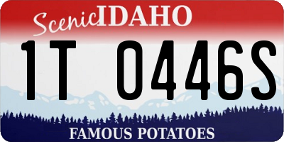 ID license plate 1T0446S