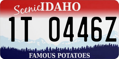ID license plate 1T0446Z