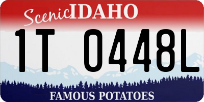 ID license plate 1T0448L