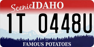 ID license plate 1T0448U