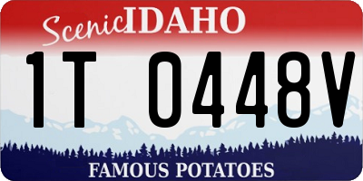 ID license plate 1T0448V