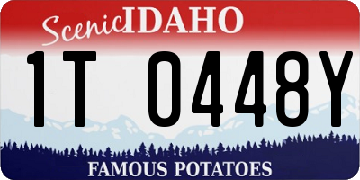 ID license plate 1T0448Y
