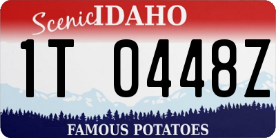 ID license plate 1T0448Z