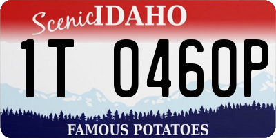 ID license plate 1T0460P