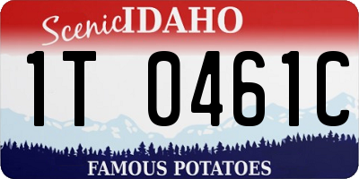 ID license plate 1T0461C