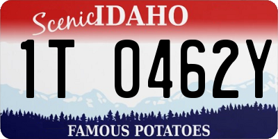 ID license plate 1T0462Y