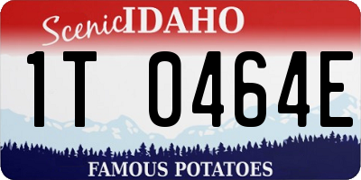 ID license plate 1T0464E