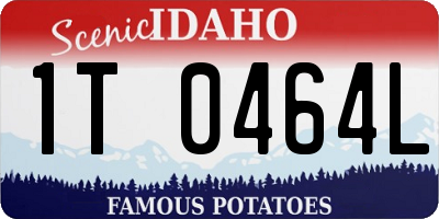 ID license plate 1T0464L