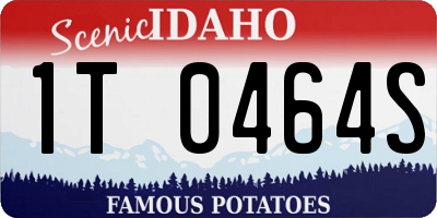 ID license plate 1T0464S