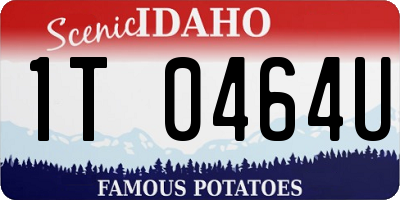 ID license plate 1T0464U