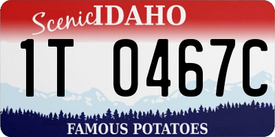 ID license plate 1T0467C