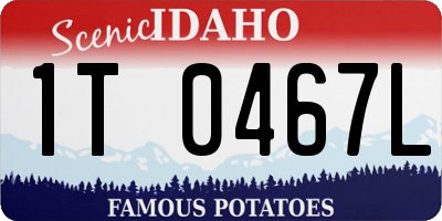 ID license plate 1T0467L