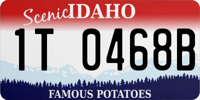ID license plate 1T0468B