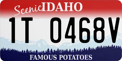 ID license plate 1T0468V