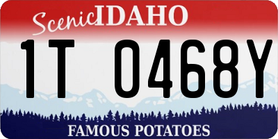 ID license plate 1T0468Y