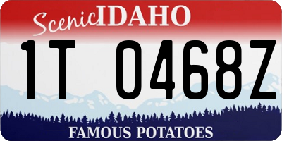 ID license plate 1T0468Z