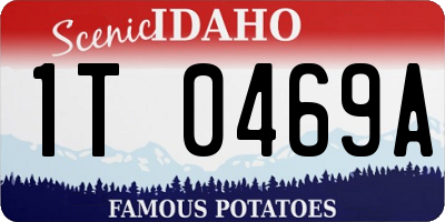 ID license plate 1T0469A
