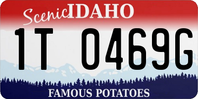 ID license plate 1T0469G