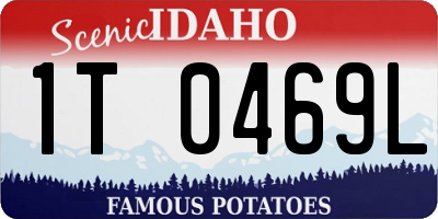 ID license plate 1T0469L