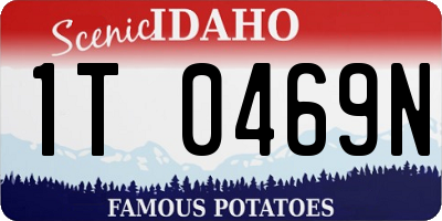 ID license plate 1T0469N