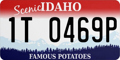 ID license plate 1T0469P