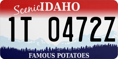 ID license plate 1T0472Z