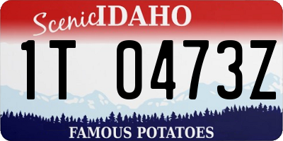 ID license plate 1T0473Z