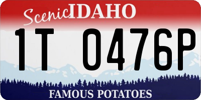 ID license plate 1T0476P
