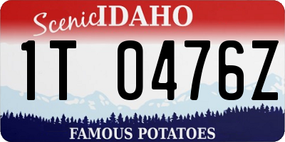 ID license plate 1T0476Z