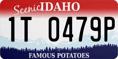 ID license plate 1T0479P