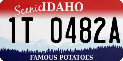 ID license plate 1T0482A