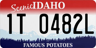 ID license plate 1T0482L