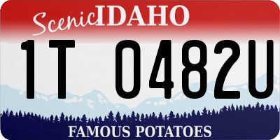 ID license plate 1T0482U
