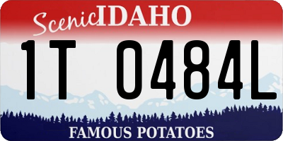 ID license plate 1T0484L