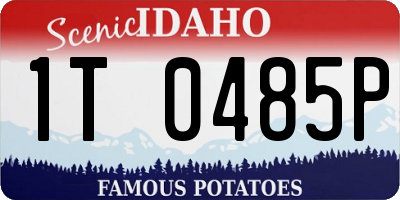 ID license plate 1T0485P