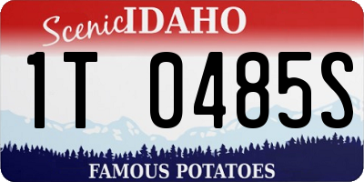 ID license plate 1T0485S