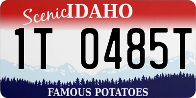 ID license plate 1T0485T