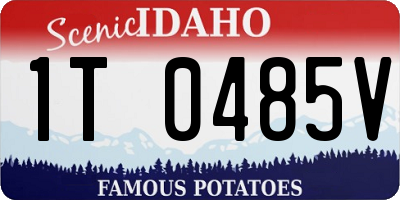 ID license plate 1T0485V