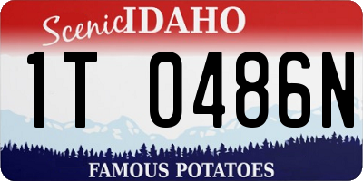 ID license plate 1T0486N