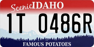 ID license plate 1T0486R